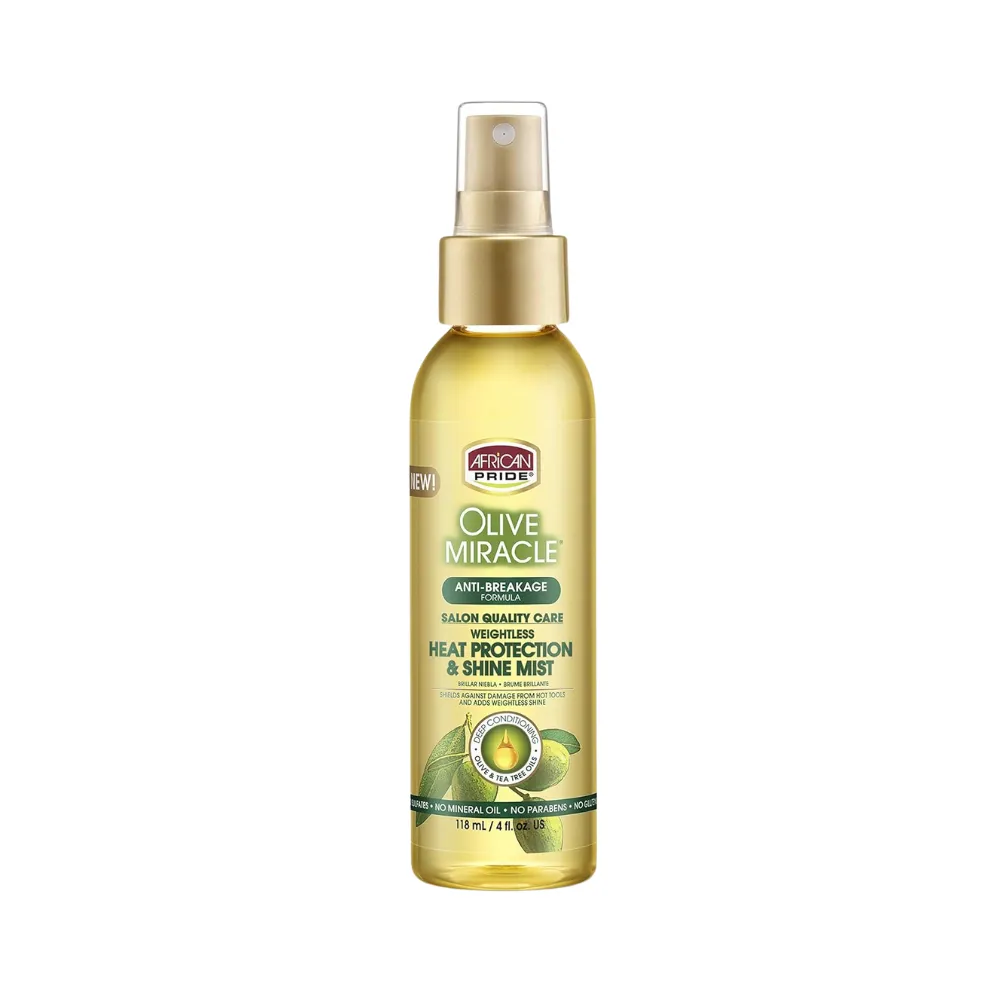 African Pride Olive Miracle Heat Protection and Shine Mist 118ml